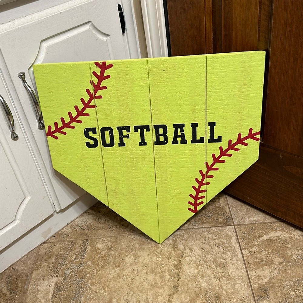 Softball decoration